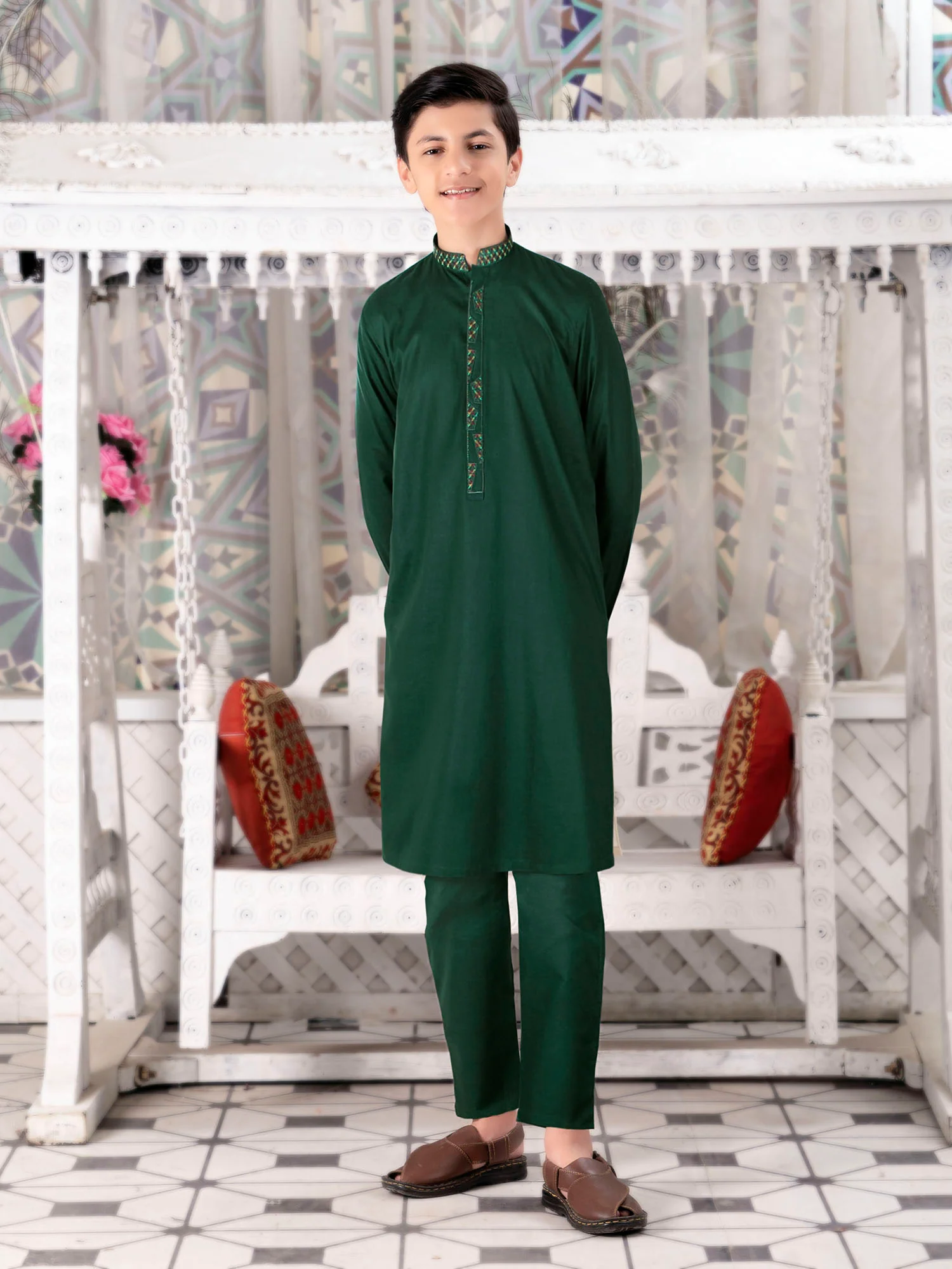 Boys Shalwar Kameez & Kurta Trouser Full Suit Set